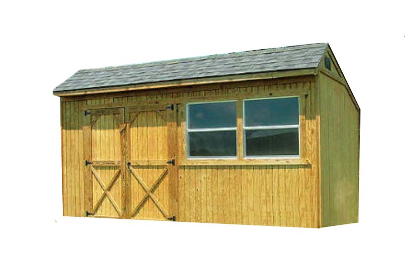 Treated Cottage Shed
