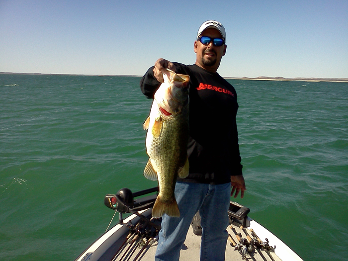 Raul Cordero from Farwest Guide Service on Lake Amistad in Del Rio, Texas