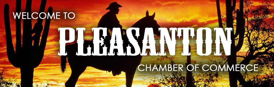 Pleasanton Chamber of Commerce Pleasanton, Texas Banner