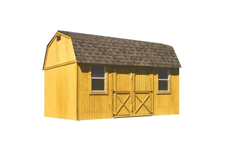 Treated Side Lofted Barn